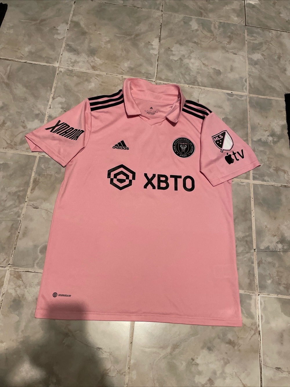 Inter Miami FC 22/23 Home Lionel Messi Adidas Soccer Football Jersey SZ L